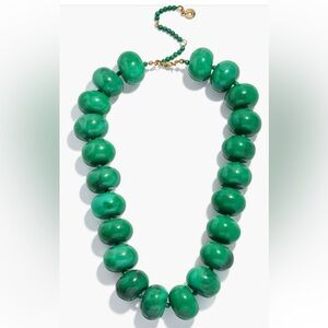 BaubleBar Joan Green Large Bead Statement Necklace Nordstrom EUC